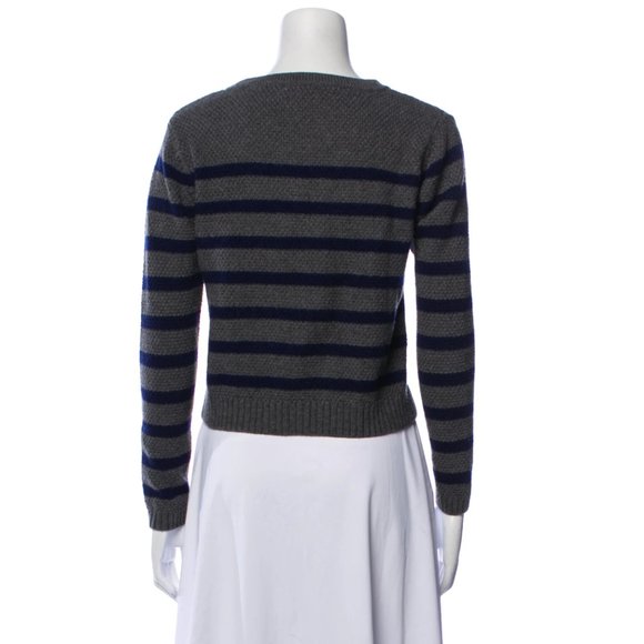 JOIE Striped Scoop Neck Sweater Size: S - Picture 3 of 4